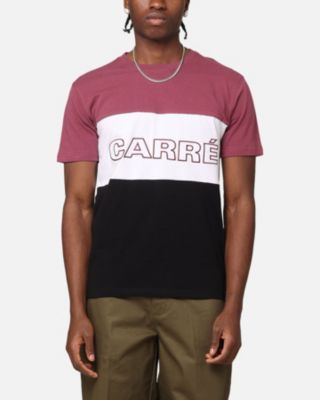 Men's Boost Panel T-Shirt - Maroon/White/Black S