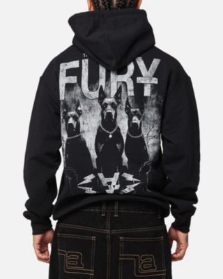 Men's Fury Hoodie, Black- M