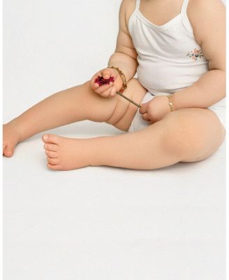 Baby Girls 3 Pair Combed Cotton Ditsy Floral Bodysuits