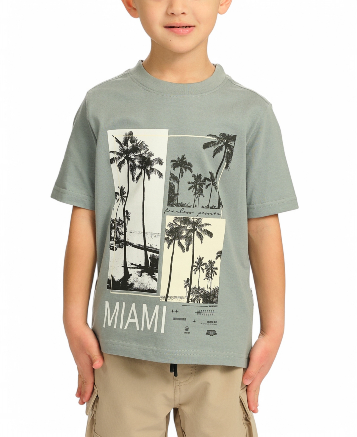 Shop Sovereign Code Little And Big Boys Short Sleeve T-shirt In Slate