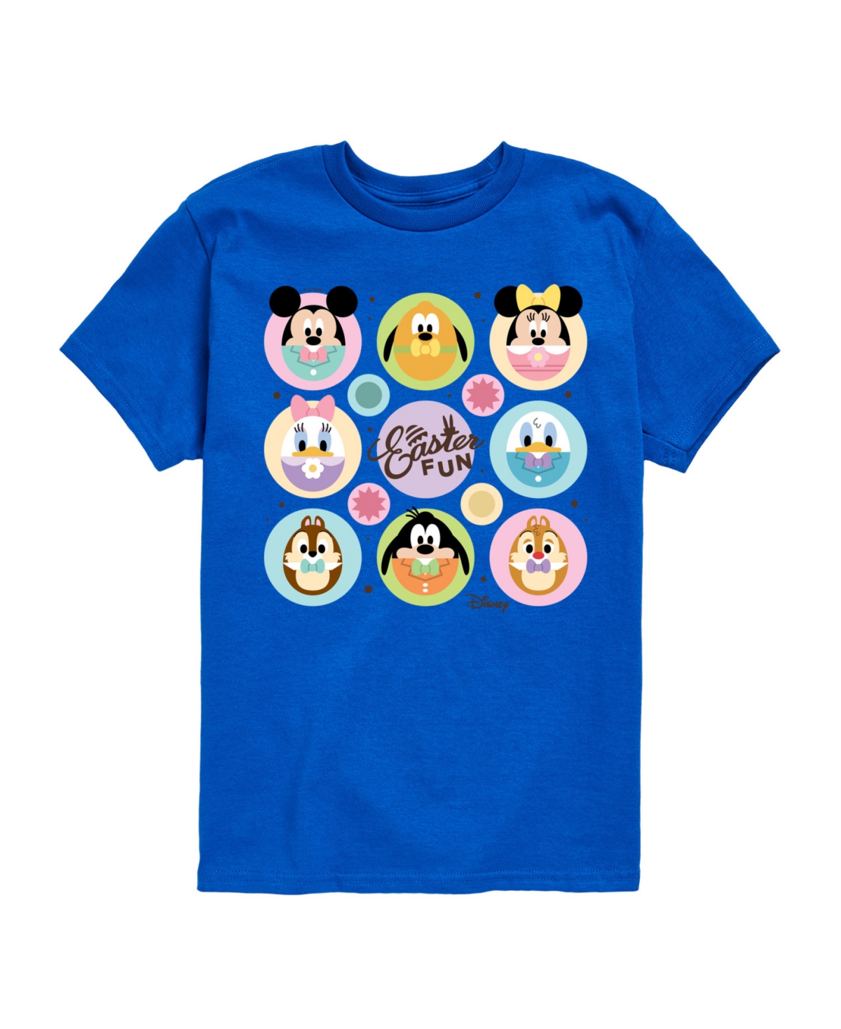 Hybrid Toddler Boys Disney Mickey Easter Characters Graphic T-shirt In Blue