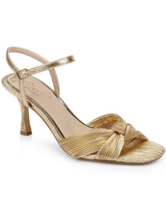 Jewel Badgley Mischka Women's Hydee Knot Stiletto Evening Sandals - Macy's 