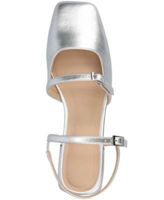 Women's Gretchenn Multi Strap Square Toe Mary Jane Flats