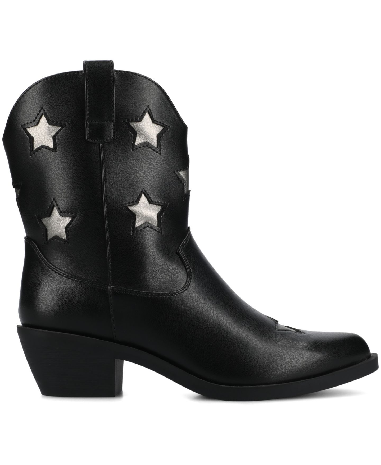 Женские ботинки Journee Collection Underwood Western Booties, цвет: Чёрный — фото 2