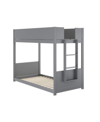 Samuel Kids Bunk Bed With Convertible, Solid Wood Frame And Easy-To-Climb Ladder With No Box Spring Required