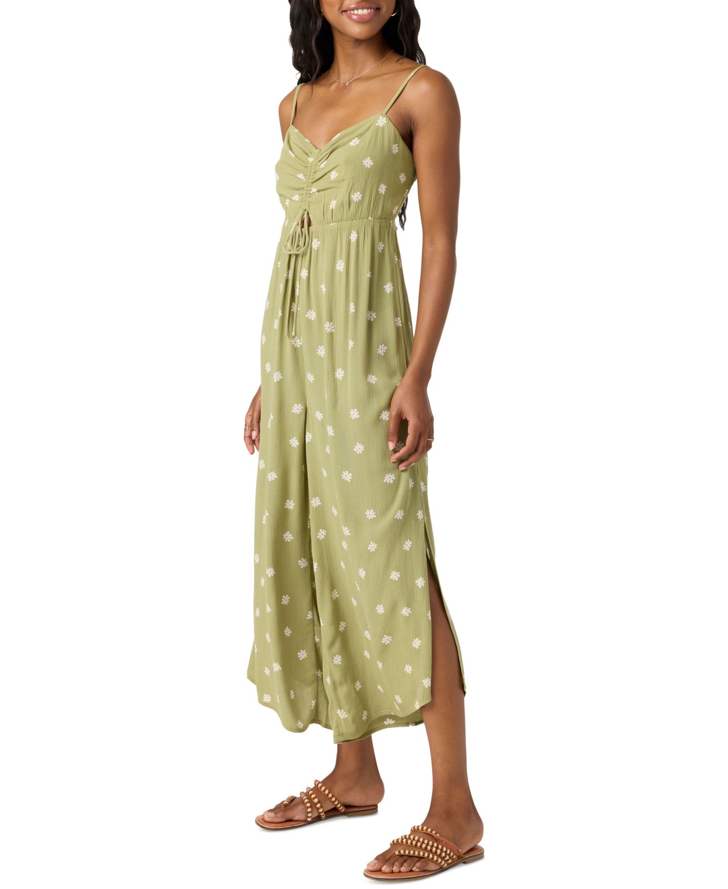 Женский комбинезон O'Neill Keiko Esme Sleeveless Pull-On Jumpsuit, цвет: Mosstone — фото 2