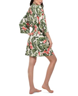 Women's Toucan Printed Wrap Robe
