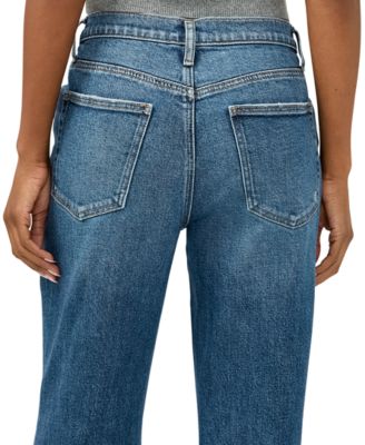 Women's Baggy Mid Rise Bootcut Jeans