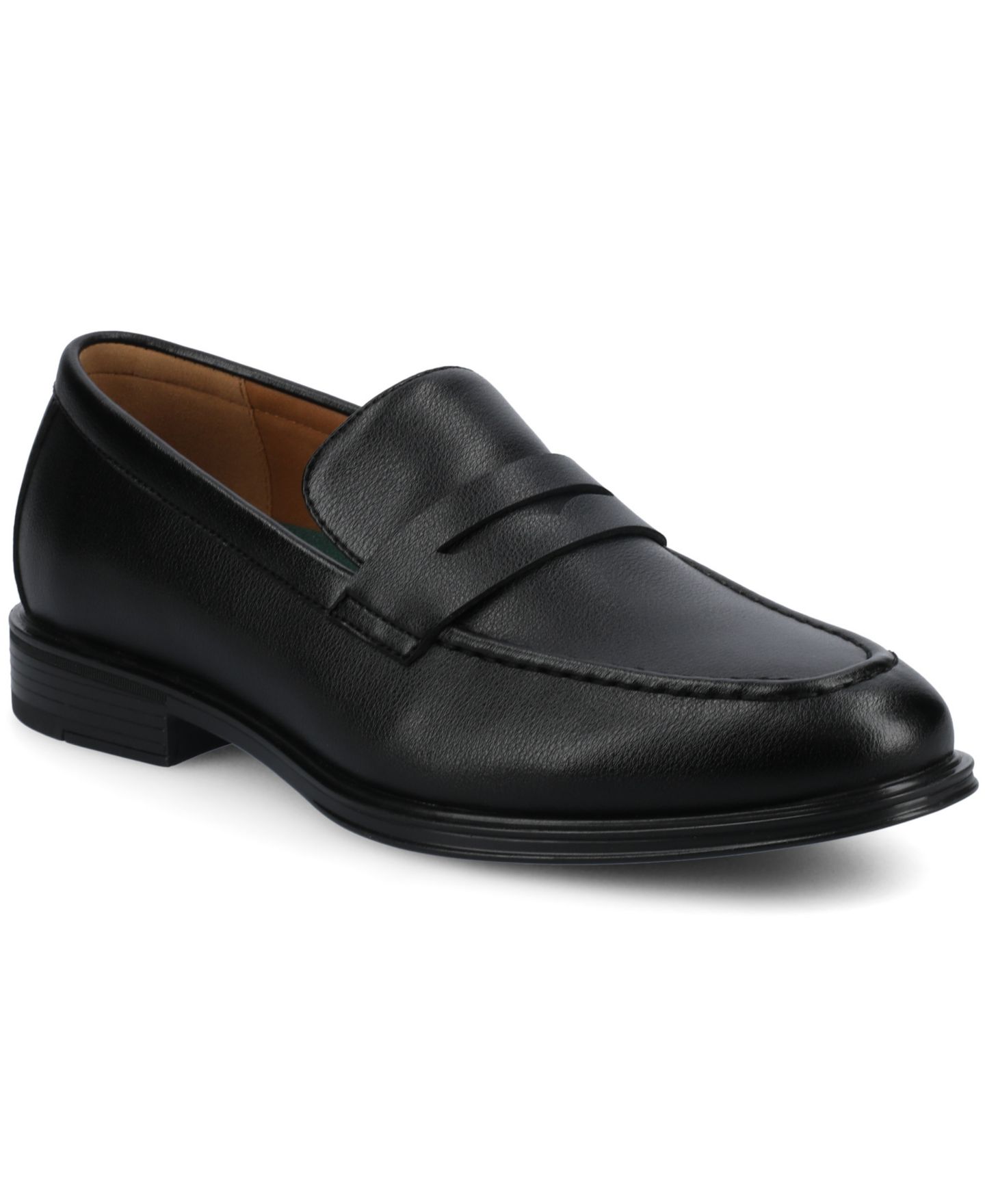 Мужские туфли Vance Co. Phineas Comfort Penny Loafer Dress Shoe, цвет: Чёрный — фото 1