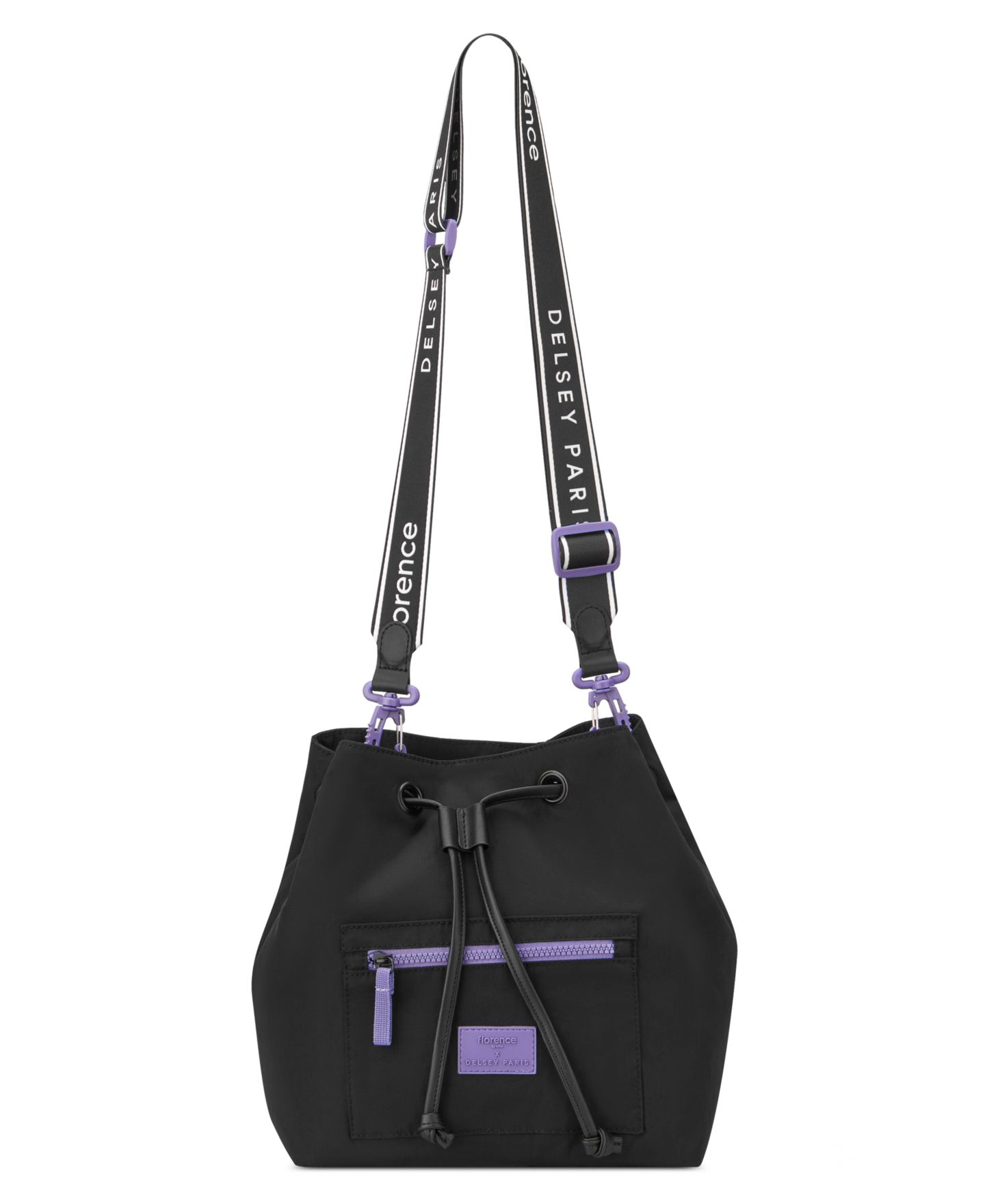Женская сумка florence by mills x Delsey Paris Yours Truly Bucket, цвет: Чёрный — фото 7
