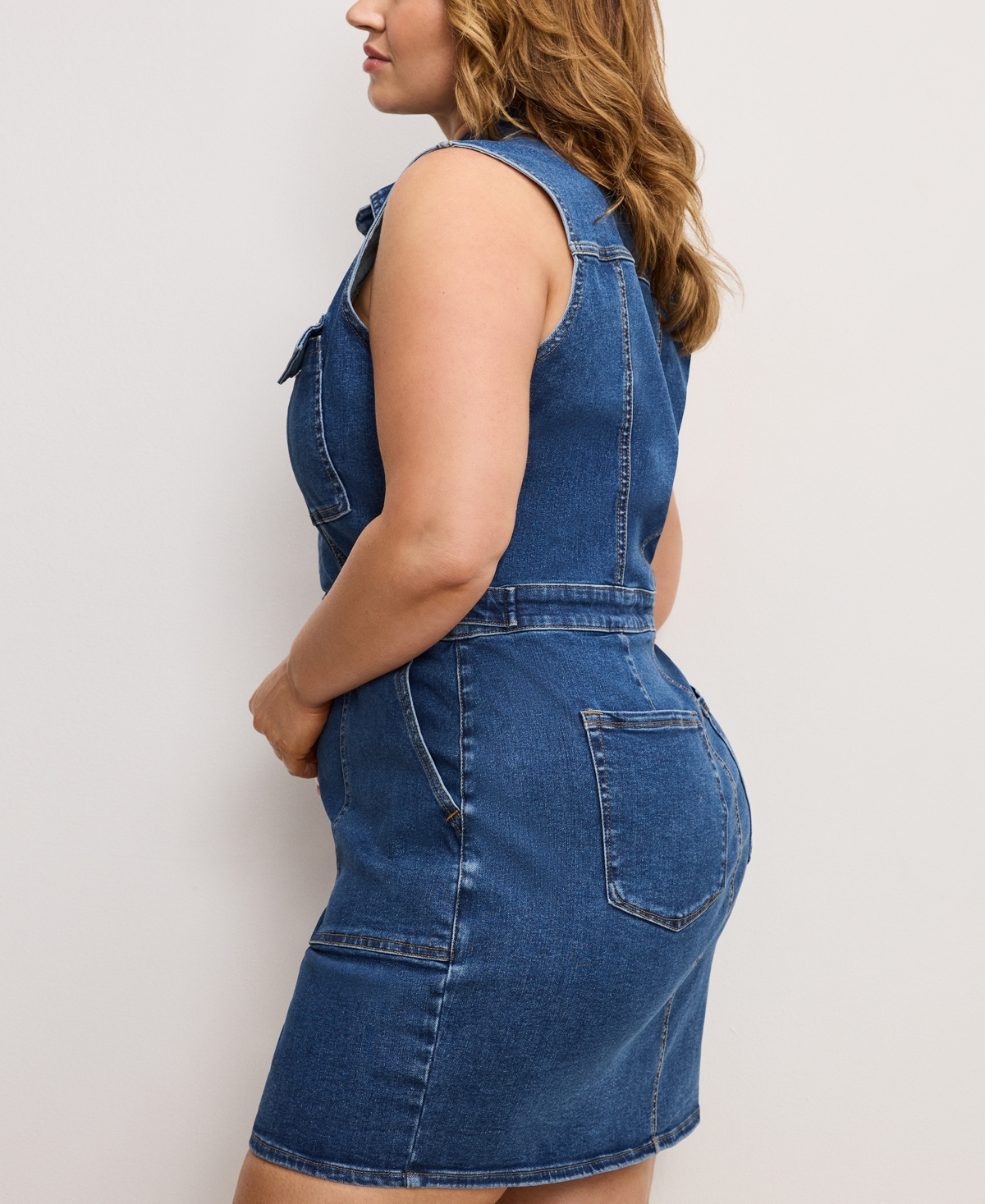Shop Good American Women's Fit For Success Mini Dress In Indigo594