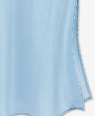 Women's Chambray Maxi Slip Skirt, Exclusively at Macy's