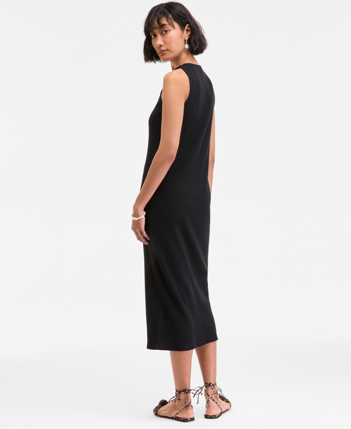 On 34th Women's Rib-knit Button Down Midi Dress, Exclusively At Macy's