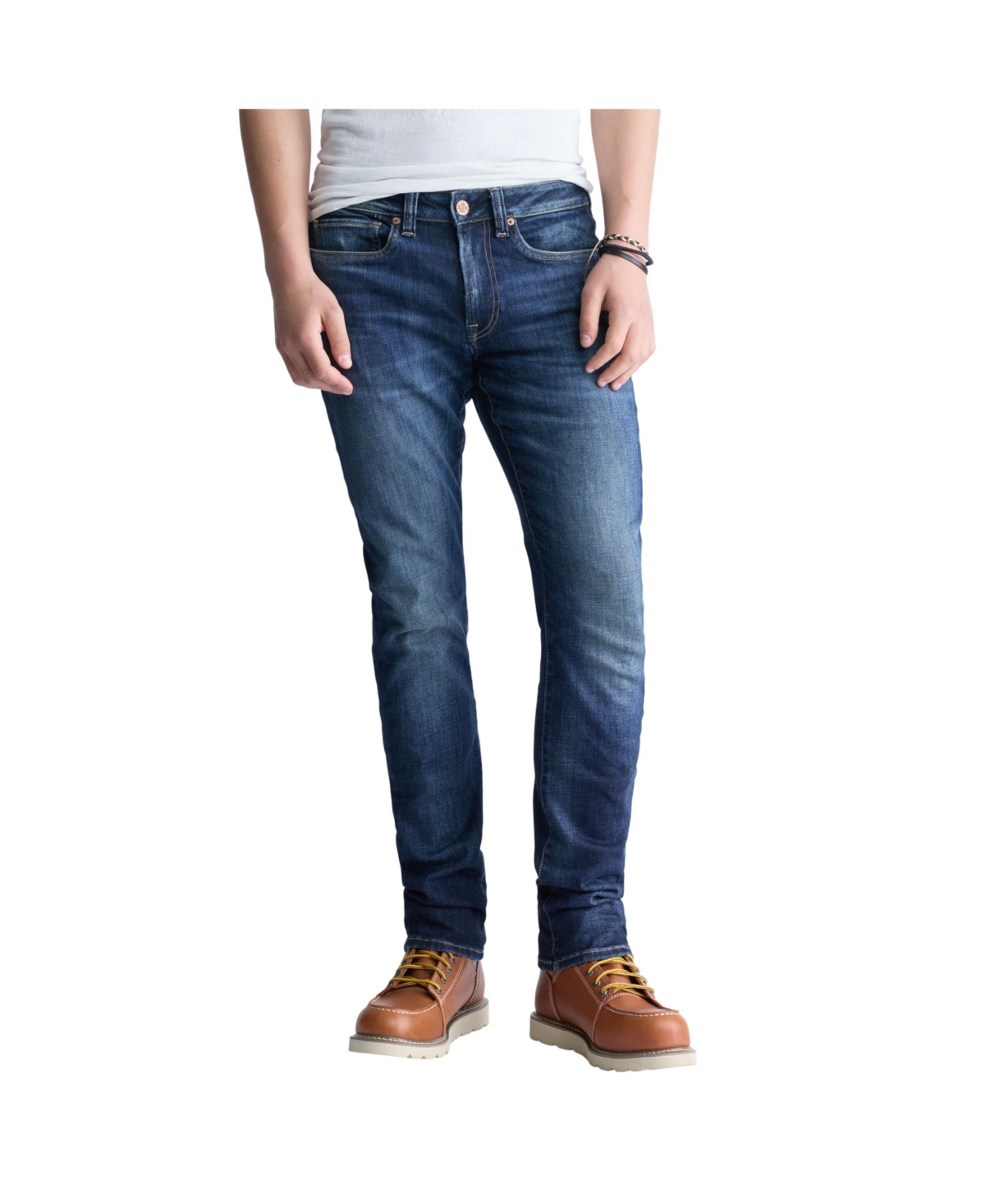 Men's Slim Whiskered Jeans - Indigo