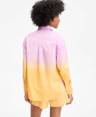 Women's Ombr&eacute; Rhinestone Shirt, Exclusively at Macy's