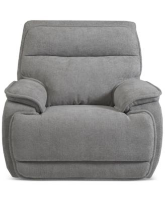 Macy's Ozryn Zero Gravity Fabric Sectional Collection Created For Macys In Silver