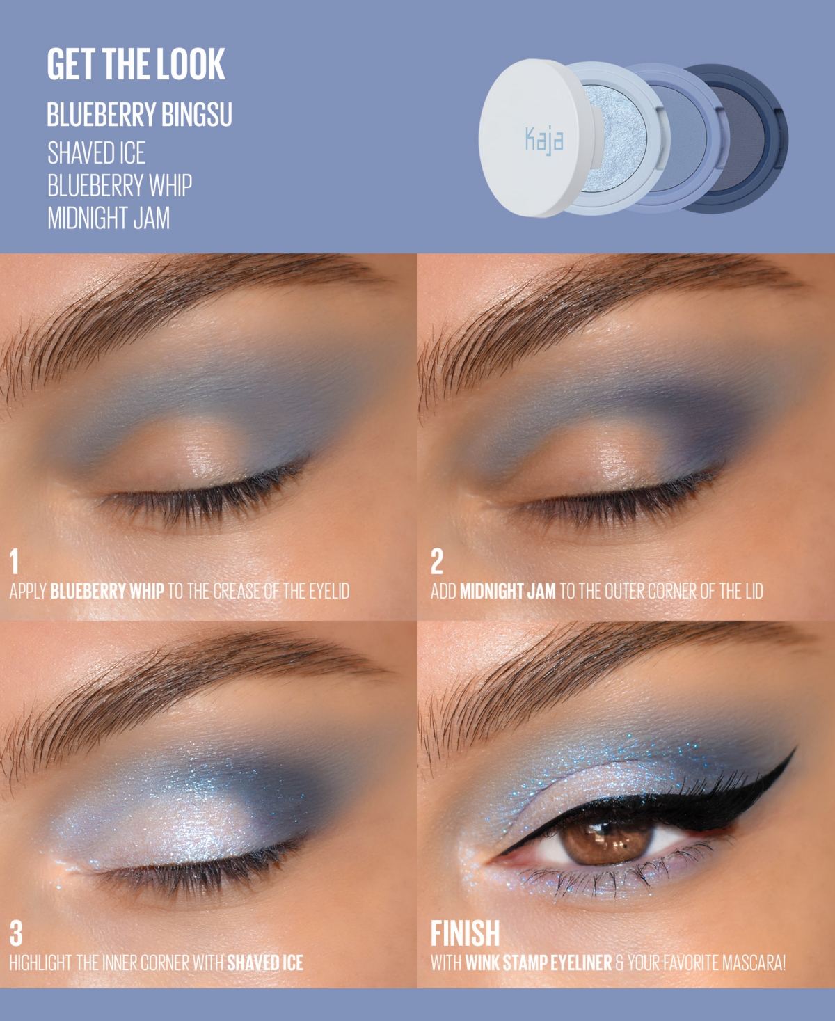 KAJA EYE BENTO BOUNCY EYESHADOW TRIO 