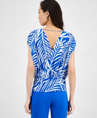 Women's Surplice V-Neck Top, Exclusively at Macy's