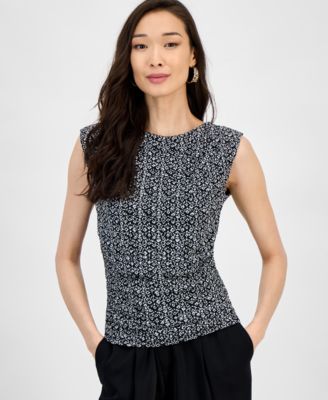 I.N.C. International Concepts - Women's Printed Mesh Tank Top