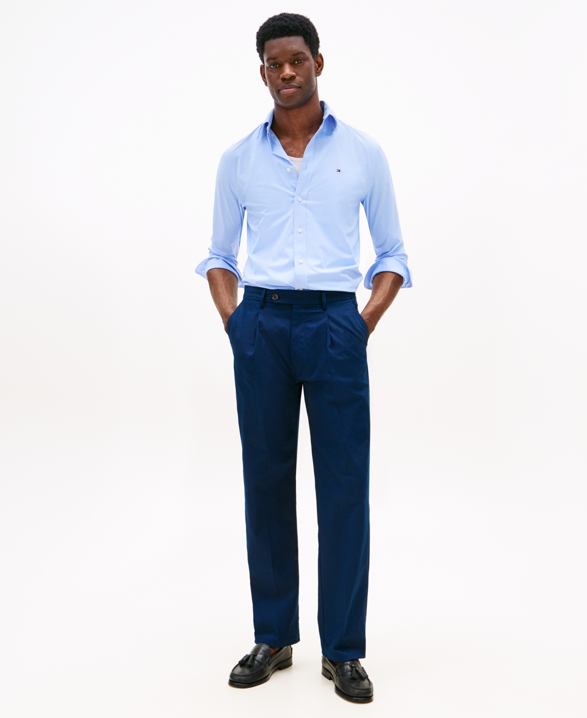 Tommy Hilfiger Men's Regular-fit Gingham Performance Shirt