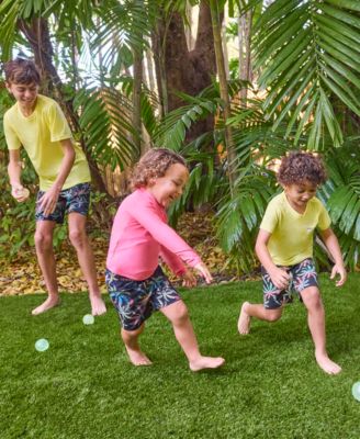 Toddler Boys Rash Guard Top & Swim Shorts, 2 Piece Set