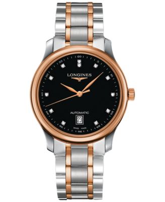 Longines - Women's Swiss Automatic The  Master Collection Two-Tone Stainless Steel Bracelet Watch 38mm L26285597