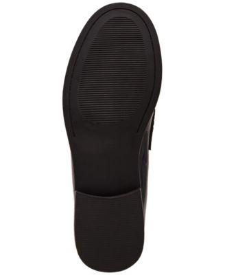 Prep Moc-Toe Tailored Loafer Flats