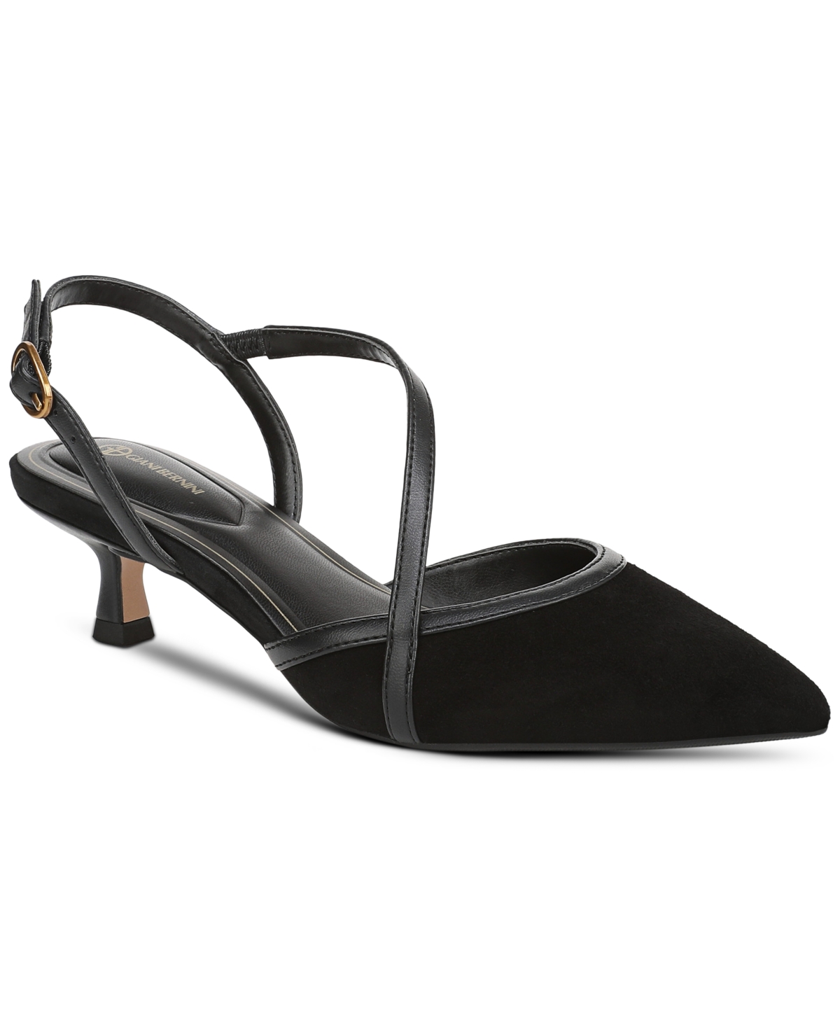 Giani Bernini Women's Briellaa Kitten Heel Asymmetrical Pumps, Created For Macy's