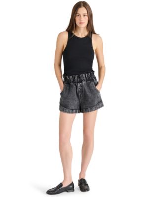 Women's Elare High-Rise Cotton Denim Shorts