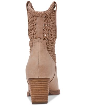 Women's Alessia Woven Pull-On Cowboy Western Booties