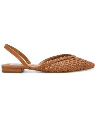 Women's Cashe Woven Slingback Pointed-Toe Flats