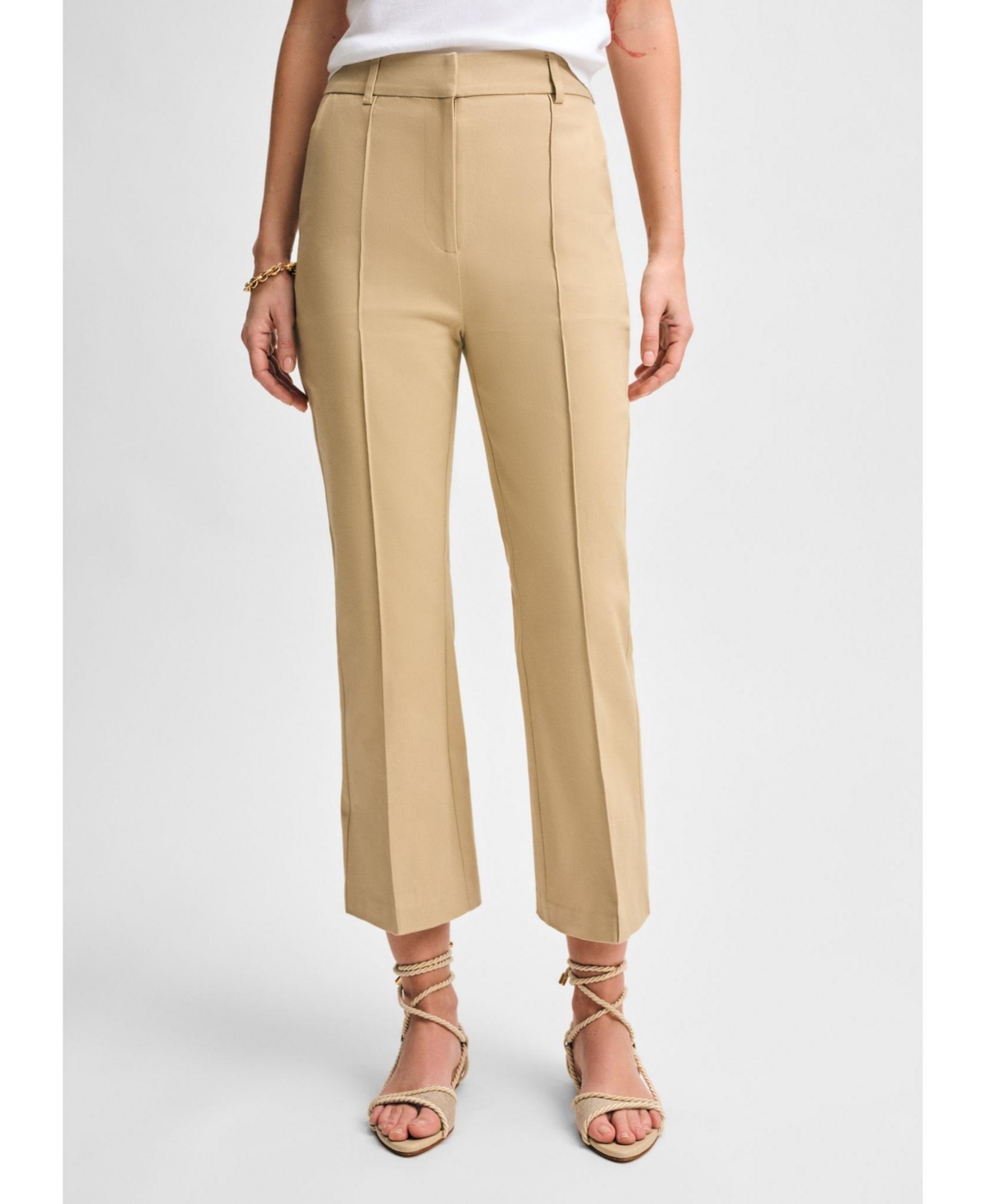 Women's Kick Flare Twill Pant - Khaki