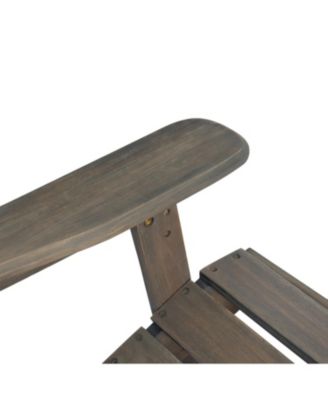 Streamdale Rustic Acacia Folding Adirondack Chair