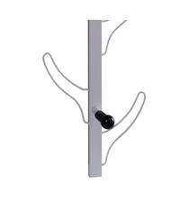 Wall-Mounted Hook Rack – 8 Hooks for Coats, Hats & Accessories
