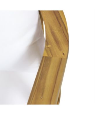 Streamdale Set of 2, Outdoor Acacia Wood Patio Club Chair