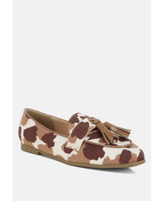 Moraug Faux Suede Tassels Loafers