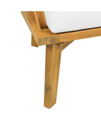 Streamdale Acacia patio club chair, Waterproof cushions, 400lb capacity