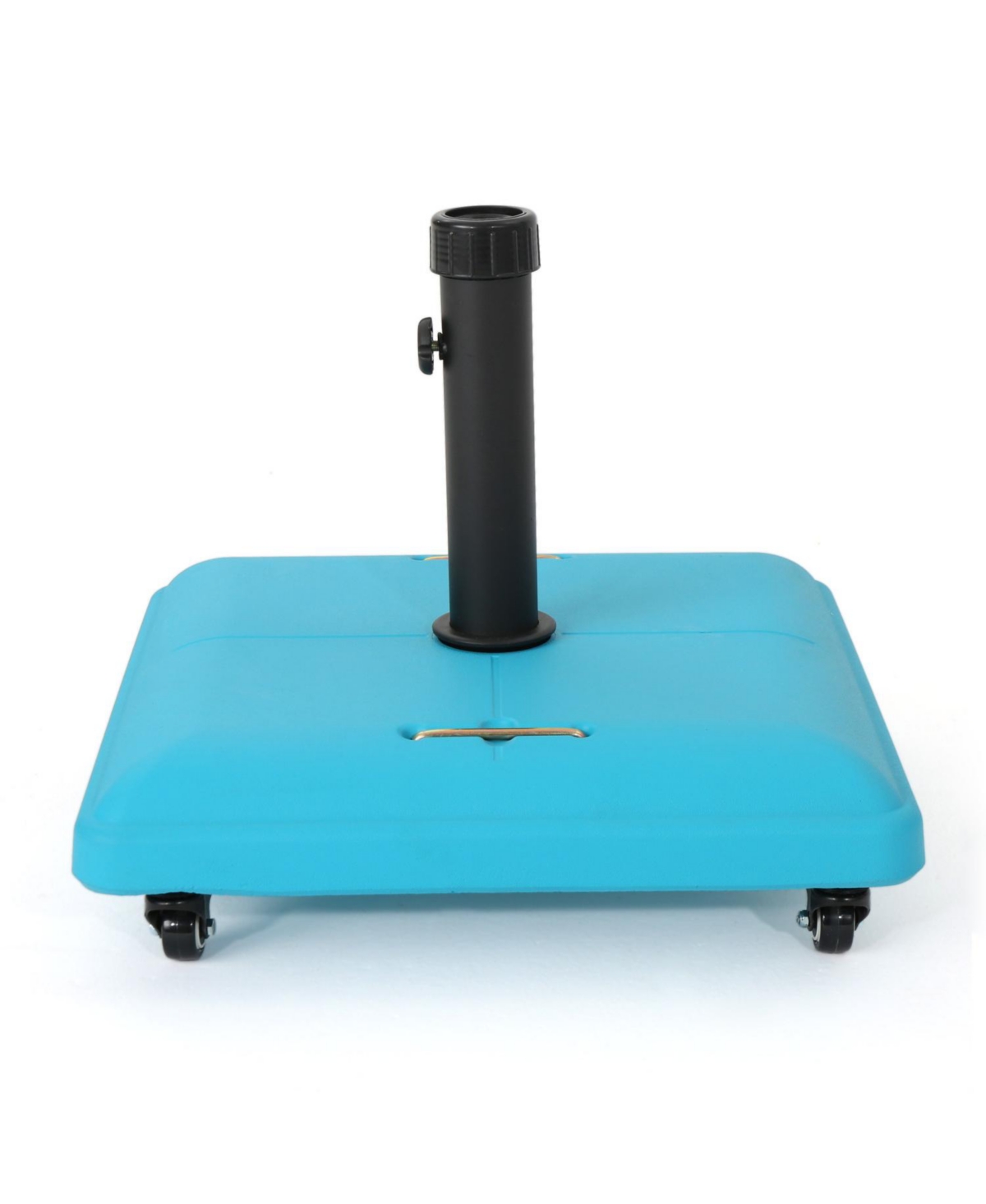 Streamdale Teal Concrete Umbrella Base - Outdoor Patio Stand