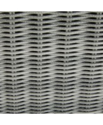 Streamdale Silver aluminum lounge chairs (set of 2) with rope accents and cushions