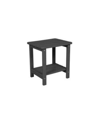 Streamdale 3-Piece Grey Rocking Chair Set, 2 Rockers, 1 Table, Wood-Texture