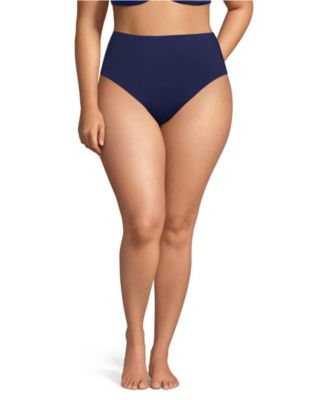 Plus Size Cheeky High Waisted Bikini Bottoms