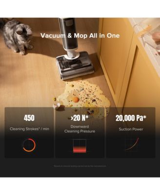 F25 RT Cordless Wet Dry Vacuum Cleaner, Lightweight Floor Washer with 20,000 PA Suction Power,Self-Cleaning &amp; Drying, Edge Cleaning