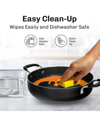 nonstick 5.5 Quart Everyday Pan with Steamer