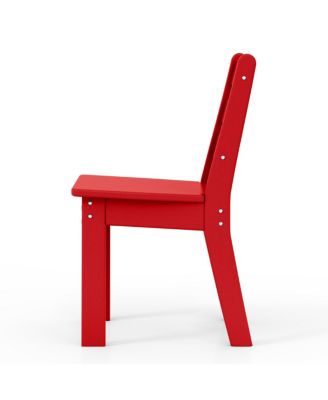 Outdoor HDPE Kids Plastic Toddler Dining Chair (Set of Two)