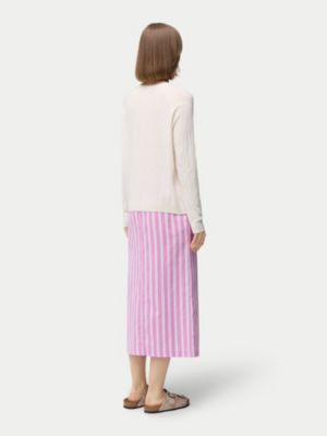 Women's Silk Cashmere Textured Sweater Black