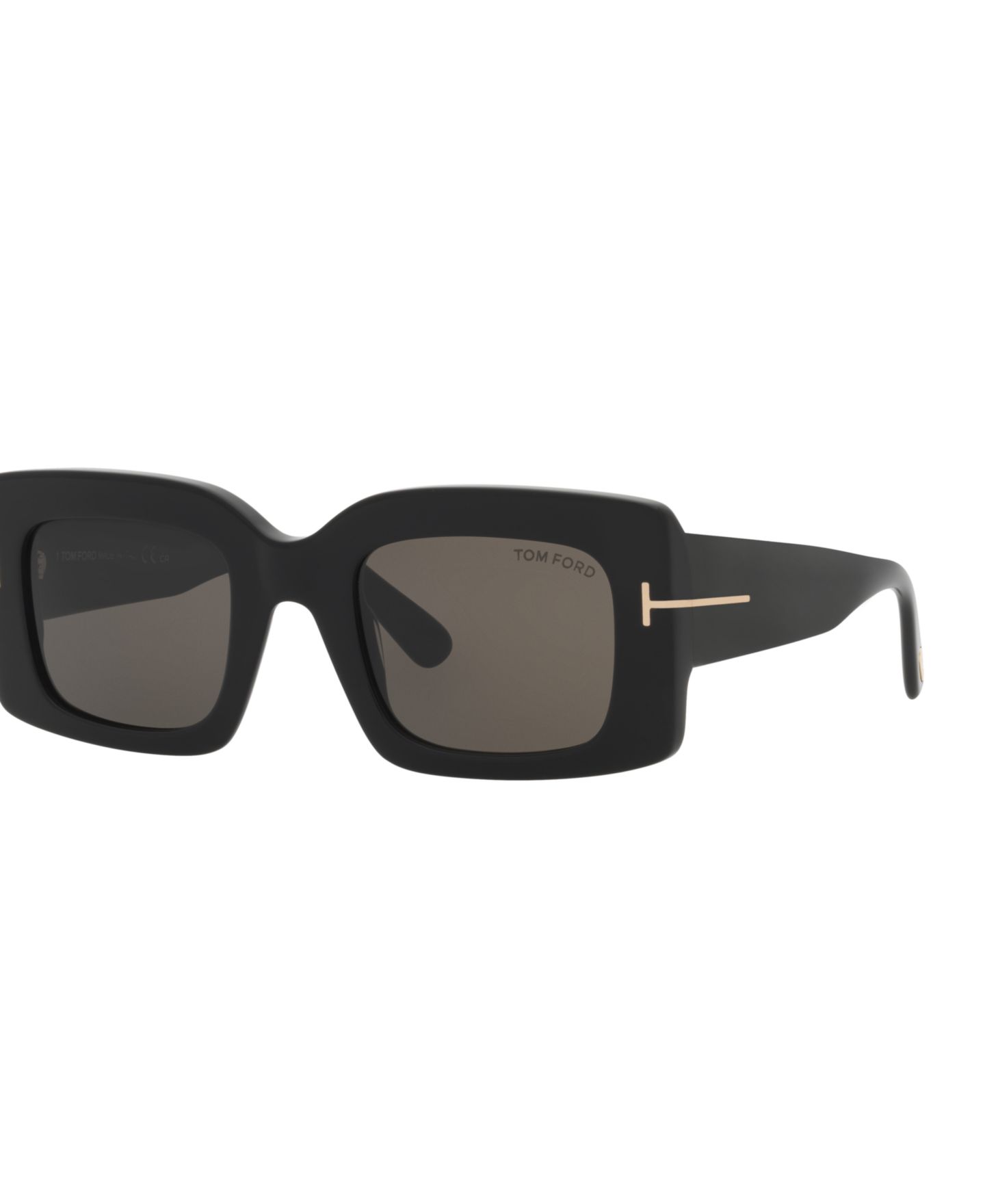 Женские солнцезащитные очки Tom Ford Brigitta Sunglasses, TR001934, цвет: Чёрный блестящий — фото 1
