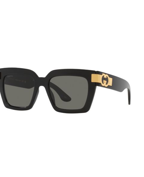 Женские солнцезащитные очки Gucci Large Sunglasses, GG1689S GC002292, цвет: Чёрный