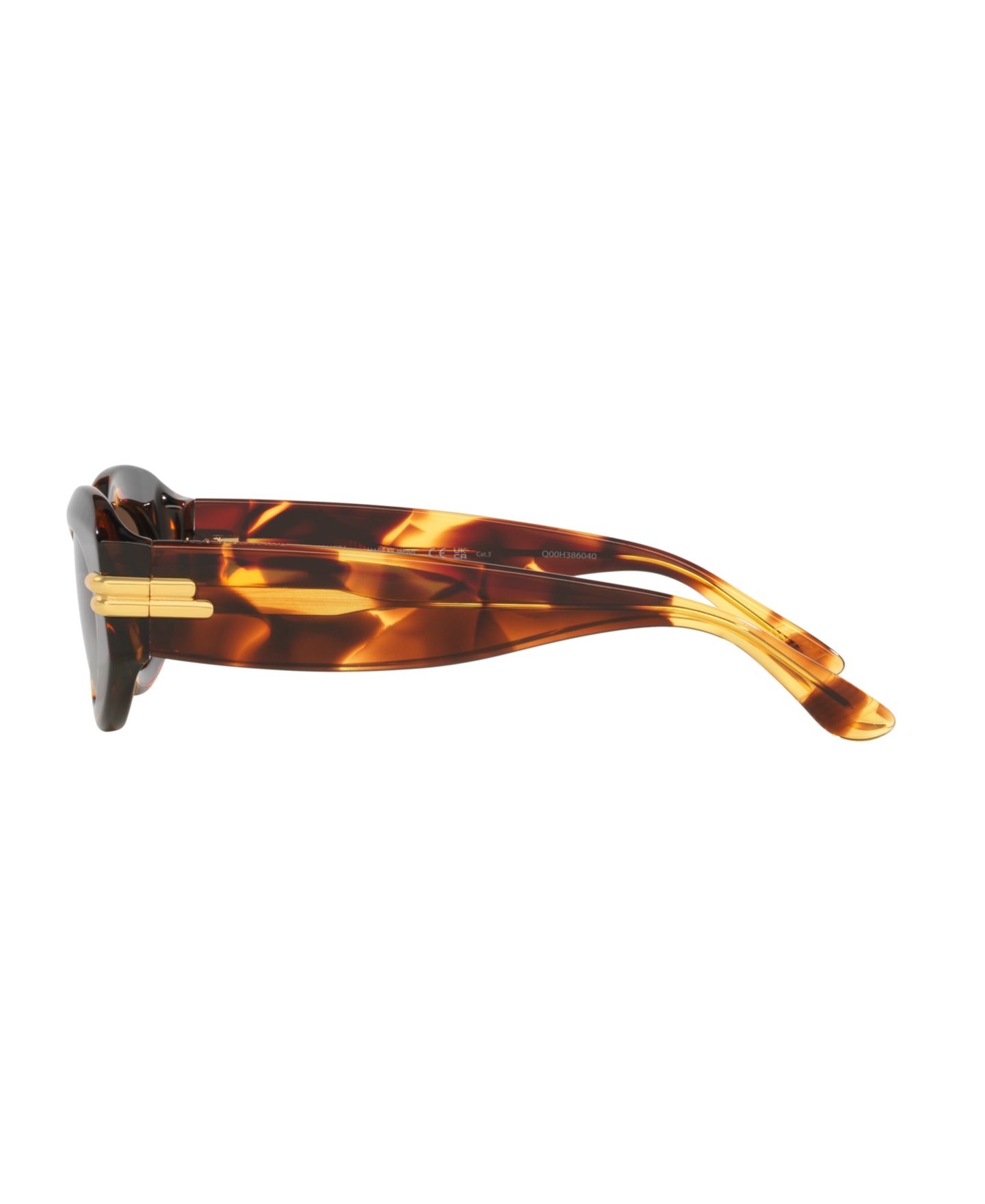 Женские солнцезащитные очки Bottega Veneta Sunglasses, BV1322S 6J000451, цвет: Черепаховый — фото 3