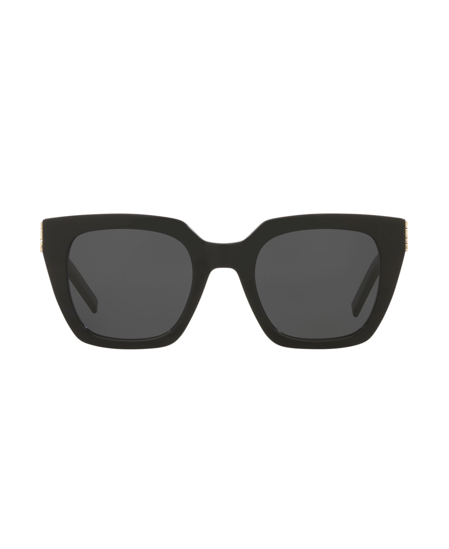 Женские солнцезащитные очки Saint Laurent Large Sunglasses, SL M143 YS000644, цвет: Чёрный — фото 2