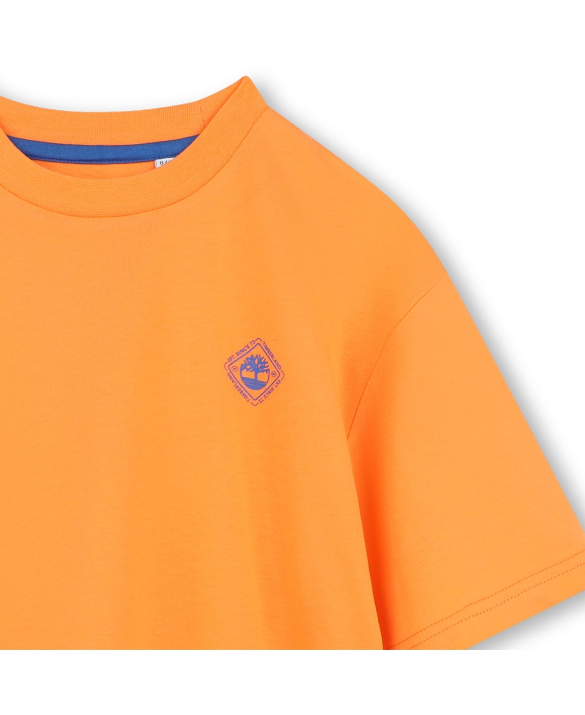 Timberland Big Boys Short Sleeve T-shirt In Nectarine